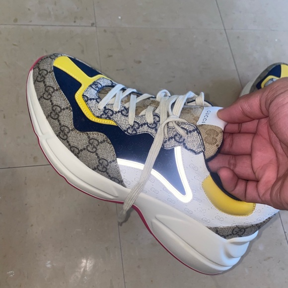 Men's GG Rhyton sneaker - Picture 7 of 8